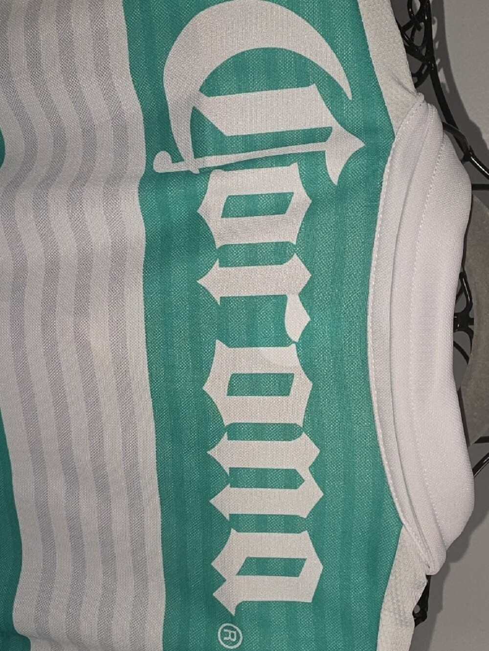 Puma Santos Laguna Home Shirt - Teal and White - Picture 14 of 16